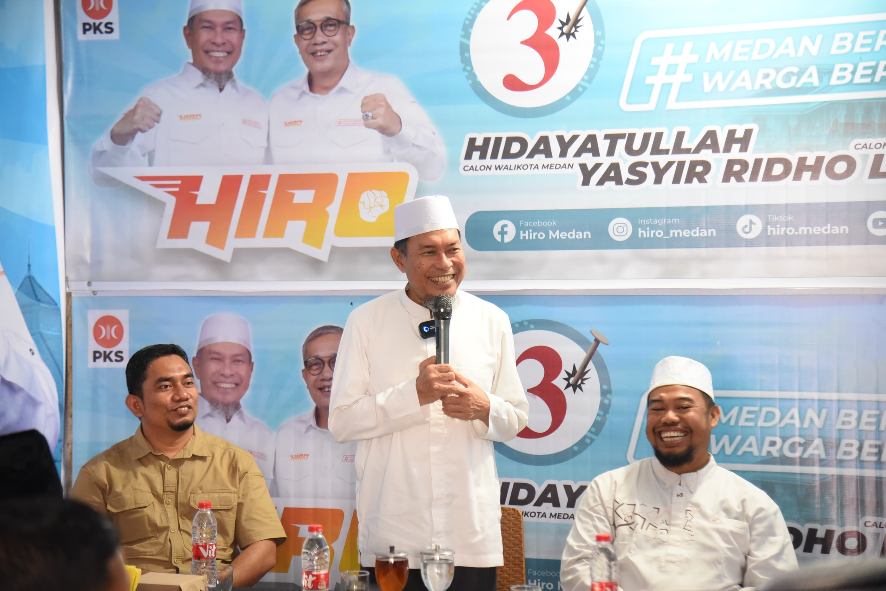 Calon Wali Kota Medan 2024 Hidayatullah - Yasyir Ridho Loebis Duet Pemimpin untuk Medan Berjaya